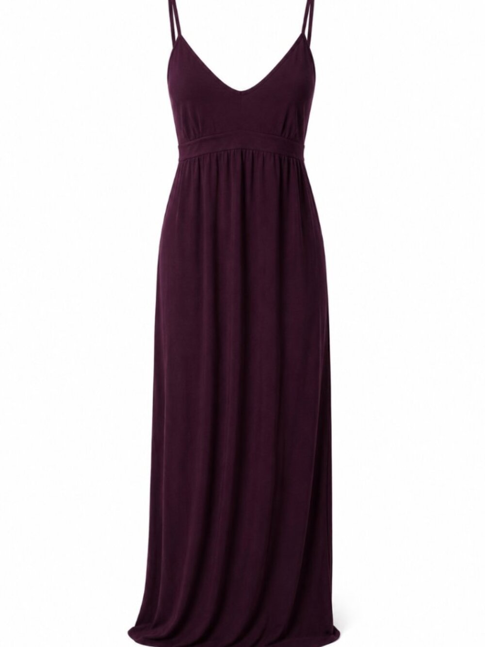 🪩 2/20 Old Navy Plum Purple Strappy Maxi Dress Size L
